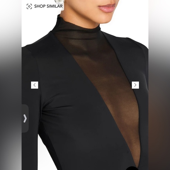 SER.O.YA Sophisticated Black Long Sleeve Dress